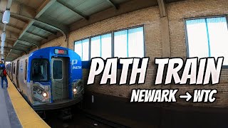 Ride along the Path Train | Newark to World Trade Center | The Memorial Plaza