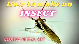 How to make a Metal Art Insect from ONE Fork !