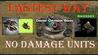 War Commander ; DEMI-DEMON BOSS / FASTEST_WAY/ NO DAMAGE UNITS