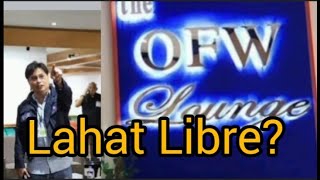 OFW LOUNGE - binuksan na sa Terminal 1 ng NAIA! Salamat sa ating Gobyerno at Kay Arnel Ignacio #ofw