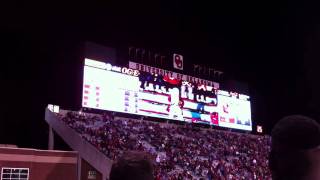 OU-Colorado Game: Guy in Costume (mozart?) dancing to Thriller