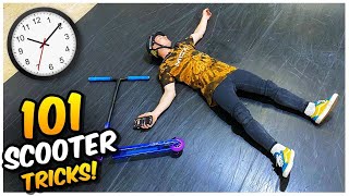 101 SCOOTER TRICKS IN 1 HOUR!