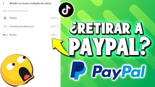 COMO RETIRAR DINERO DE TIKTOK A PAYPAL - COMO RETIRAR DINERO DE TIKTOK