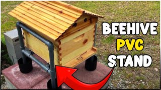 Creative PVC Beehive Stand Design to Prevent Ants