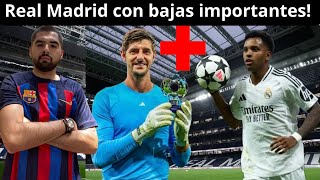 👋🏾ADIÓS al CLÁSICO! SE CONFIRMA la LESIÓN de COURTOIS y RODRYGO! NO ESTARÁN ante el BARÇA!