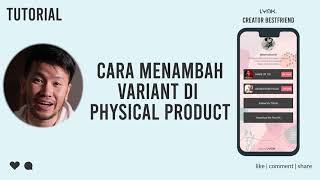 Cara Menambahkan Variant ke Toko online di website Lynk.id | Tutorial