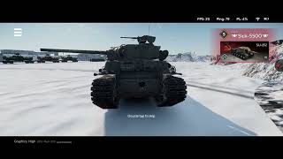 M6A1 gameplay (Platoon M476) - War Thuunder Mobile