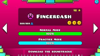 Geometry Dash. Fingerdash 100%, 3 монеты.