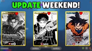 Update Weekend! +2 Luck Event Today! - Roblox Anime Card Battle