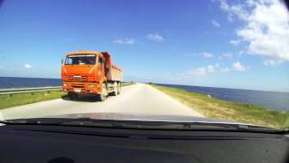 Driving to Cayo Santa Maria - Cuba