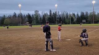 Camden bloop single 11 April 2024 Boise Creek Chinook Little League