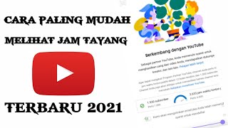 cara melihat jam tayang youtube | Melihat jam tayang di hp