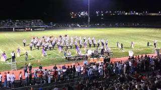 Highland High School halftime show Sept. 20, 2013.