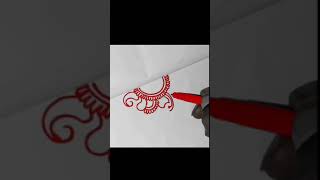 stress buster of me / drawing mehendi designs / love for mehendi