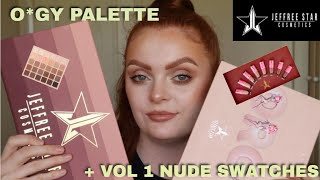 O*GY PALETTE TUTORIAL + LIP BUNDLE SWATCHES - JEFFREE STAR COSMETICS