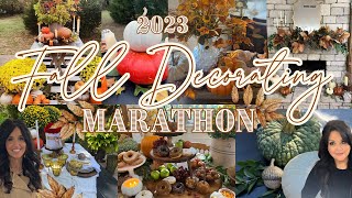 NEW🍁 2023 MASSIVE FALL DECORATING MARATHON🍁  OVER THE YEARS INSPIRATION 🍁 BONUS DIY PUMPKIN HANDPIES