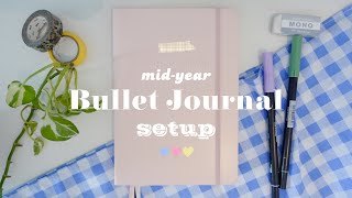 Setting up a Bullet Journal for the rest of 2023 | mid-year setup