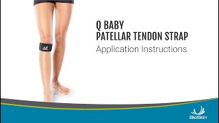 Q Baby Patellar Tendon Strap Application Instructions