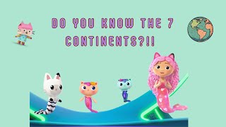 Gabby's Dollhouse Teaches 7 Continents & English! (Educational Kids Show)