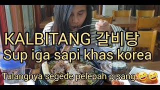 KALBITANG ( 갈비탕 ). Sup iga sapi khas korea selatan