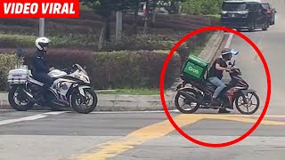 Tengok apa Abam rider ni buat