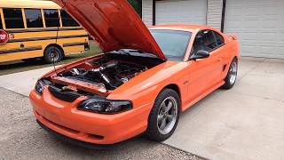 Wiley Riley's Twin Turbo 351W Mustang Idle Rev Walk Around