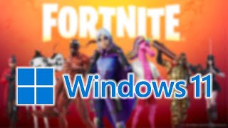 Fortnite Chapter 2 Season 8 on Windows 11 - (Low, Epic settings) AMD FX8320 - AMD RX 480