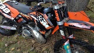 KTM 250 SX Crash | Broken bone, broken plastics