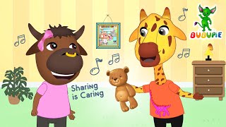 Sharing Song for Kindergarten | Learn to Share Kids Song | BUBUPiE Nursery Rhymes & Kids Songs