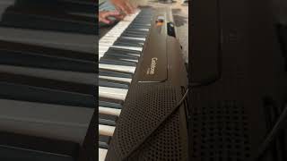 Free style music on piano