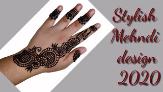 Simple mehndi designs for back hand finger|mehndi design 2020lstylish mehndi design.