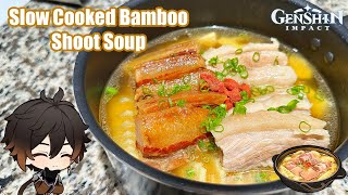 Genshin Goodies | Zhong Li's Slow Cooked Bamboo Shoot Soup from Genshin Impact | ALEX MAKES