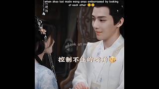 when zhao lusi made wang anyu embarrassed by looking at each other 🤭☺️😚