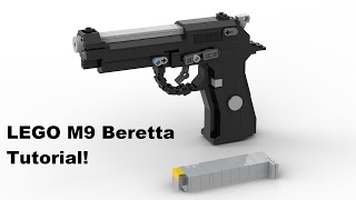 LEGO M9 Beretta Tutorial | Jim's LEGO Guns