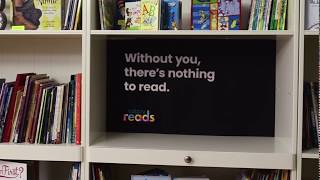 Without you, there's nothing to read.