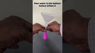 Can You Lift the Glass using Balloon? #science #experiment