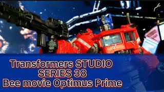 TRANSFORMERS STUDIO SERIES 38 Bee Movie Optimus Prime