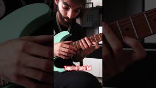 Tapping tutorial #tapping #shorts #guitar