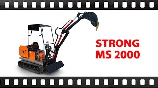 Мини - экскаватор Strong MS 2000