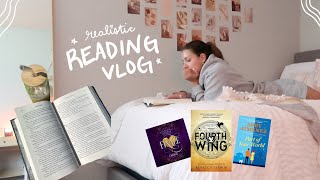 realistic what I read in a week (or 3 lol) spoiler free reading vlog!