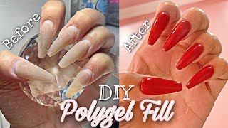 POLYGEL FILL Nail Tutorial for Beginners shopee