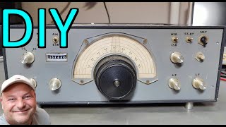 DIY radio amateur receiver 20m 80m band AM SSB by OZ4EF 1970