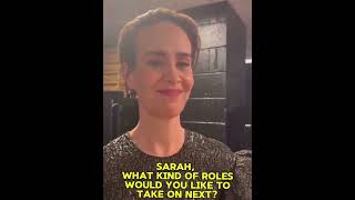 Winning best actress Sarah Paulson.