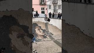 Street Flair in Lisboa Primo Trip #bmx #youtubeshorts #lisboa