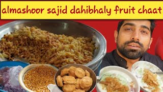 sajid dahi bhalla | best dahi bhalla in lahore | best dahi bhalla shop | food vlogs |