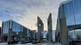 A section of Downtown Edmonton. Beautiful.