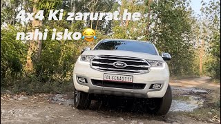 Endeavour Offroading in JIM CORBETT😱| Without 4x4 bhoat power hai🔥#short #shorts #youtubeshorts