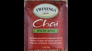 Tea Reviews - Twinings Chai Spiced Apple