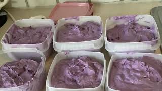 How to make Ube Macapuno Ice cream(hvordan lage ube macapuno is krem)