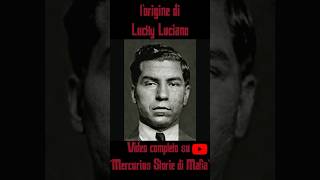 L’ORIGINE del nome di LUCKY LUCIANO #gangster #mafia #america #storia